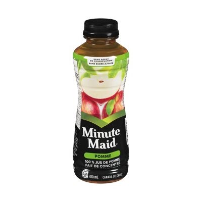 Minute maid pomme bouteille 450ml.