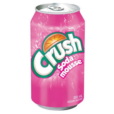 Crush soda mousse canette 355ml.
